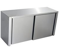 Saro Armoire suspendue en acier inoxydable Profondeur 400 mm 1200 mm