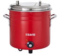 Saro Bouilloire à soupe rétro rouge