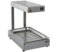 Saro - Bruce Pont Thermique, pour Bac GN 1/1, avec Bac GN Perforé, 2 Zones de Chauffe Infrarouges à Quartz, Inox, 60 °C, 1 kW