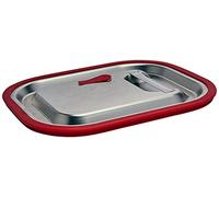 Saro - Budget Line Couvercle GN 1/2 avec Joint, Inox, Compatible avec les Bacs GN, Stockage Hygiénique
