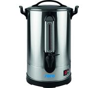 Saro - Cappono 60 Percolateur à Café avec Filtre Rond, 8,3 l, 60 Tasses, Inox, Double Paroi, Jauge en Verre, Fonctions Infusion et Maintien au Chaud, 1,6 kW