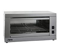Saro - Civas Toaster pour 6 Toasts, Inox, Chaleur Voûte/Sole Commutable Séparément, Ramasse-Miettes, 2 Niveaux de Température, 2,2 kW, 535 x 270 x 275 mm