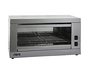 Saro - Civas Toaster pour 6 Toasts, Inox, Chaleur Voûte/Sole Commutable Séparément, Ramasse-Miettes, 2 Niveaux de Température, 2,2 kW, 535 x 270 x 275 mm