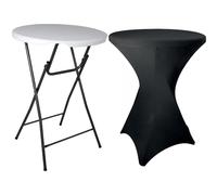 Saro Ensemble Table de fête Barbados avec Housse Noire