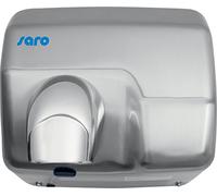 Saro - Fabian Sèche-Mains, Acier Inoxydable, Capteur Infrarouge, Débit d'Air 30m/s, Sèche les Mains en 10 à 15 Secondes, Anti-Vandalisme