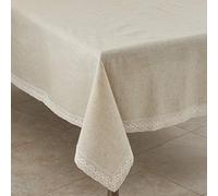 SARO LIFESTYLE Nappe Naturel, 90" x 90" Square
