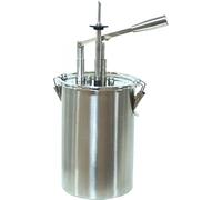 Saro - PD-019 Injecteur à Pâtisserie en INOX, 4,5 l, pour Donuts, Beignets et Croissants, Dosage Réglable jusqu'à 40 ML, avec Système à Clic, pour Boulangeries, Pâtisseries et Restauration