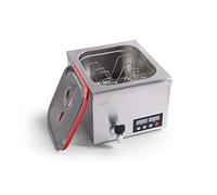 Saro - Rivoli Cuiseur Sous Vide avec Pompe de Recirculation, Robinet de Vidange et Commande Numérique, pour Bac GN 2/3, Cuve d’Eau 7-14 l, Acier Inoxydable, Plage de Température de 45 à 95 °C