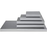 Saro - Stay Cool Plateau de Service Réfrigéré GN 1/6, Aluminium/Polystyrène Expansé, Blocs Réfrigérants, Température Inférieure à +8 °C pendant 3 Heures, Pieds en Caoutchouc, pour Buffet et Extérieur