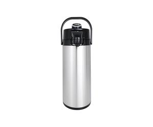 SARO Thermos Inox avec Pompe 2.2 Litres (Intérieur Verre)