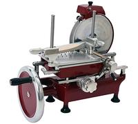 Saro - Volano F250 VO Trancheuse à Jambon Manuelle, Diamètre de Lame 250 mm, Coupe Utile 220 x 190 mm, Dispositif d'Affûtage