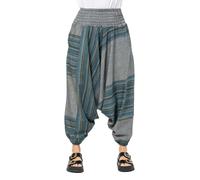 Sarouel ample unisexe gris rayures bleues Aruya L - (40-42)