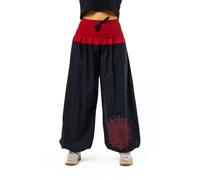 Sarouel bouffant mixte mandala rouge Namaste Taille unique