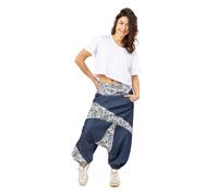 Sarouel jean denim imprimé cachemire Neraya XL - (42-44)