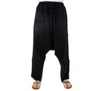 Sarouel long noir uni jersey doux Bukha S - (34-36)