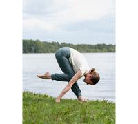 Sarouel yoga hirondelle vert forêt