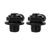 Sarplle - Lot de 2 bouchons de valve - Avec filetage - 22 cm - Idéaux pour kayak, canots pneumatiques, matelas pneumatiques, bateaux de pêche, canoës, bateaux