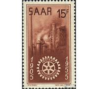 Sarre 358 (complète.Edition.) oblitéré 1955 Rotary-Club (Timbres pour Les collectionneurs) Rotary/Lions/Franc-maçon/Pathfinder