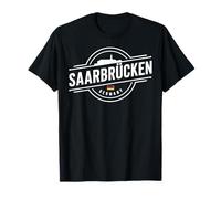 Sarrebruck Allemagne ville voyage pont horizon T-Shirt