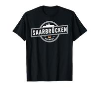 Sarrebruck Allemagne ville voyage pont horizon T-Shirt