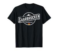 Sarrebruck Allemagne ville voyage pont horizon T-Shirt