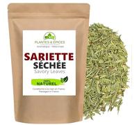 Sarriette Feuilles 100% naturelles 100g, pour Tisane, Infusion, Cuisine gastronomique - Sachet Fraîcheur Hermétique Refermable (100G)