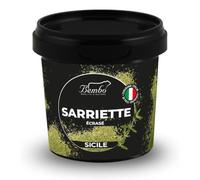 Sarriette Sicilienne Bembo 140 g - Feuilles de Sarriette Naturelles, Séchées au Soleil de Sicile - Herbe Aromatique au Goût Intense et Épicé - Idéale pour Viandes, Légumineuses, Légumes et Sauces
