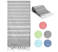 Sarsumir Serviette de Plage Grande 90x180cm Drap de Plage Sèche Rapide Drap de Bain pour Natation Voyage Gymnase Piscine Yoga Camping, Serviette de Bain pour Homme Femme Enfant Adulte, Gris