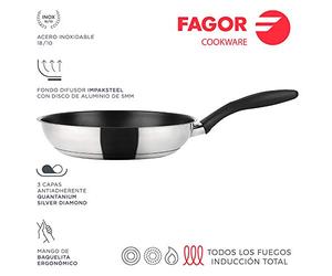 SARTEN INOXTHERM Ø18cm ACERO INOXIDABLE 18/10 FAGOR
