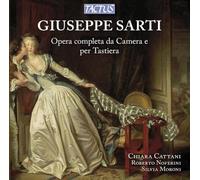 Sarti – Intégrale de la musique de chambre pour clavier – Cattani, Noferini, Moroni – Tactus