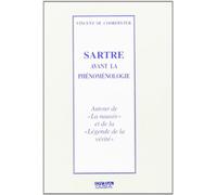 Sartre avant la phénoménologie. Autour de «La nausée» et de la «Légende de la vérité»