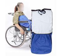 SARUEL Couverture chauffante épaisse pour Fauteuil Roulant d'hiver, Poncho pour Fauteuil Roulant, Couvre-Jambes Confortable doublé de Polaire Coupe-Vent, Accessoires de Fauteuil Roulant pour Adult