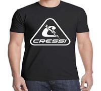 SaRueLsb Cressi Retro Vintage T Shirt Company Scubaknitted Comfortable Fabric Black L