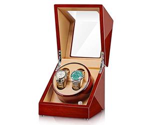 SaryEdge 2 Remontoirs de Montres automatiques, Boîte de Rangement rotative avec Moteur Silencieux pour Montres-Bracelets Homme et Femme, A, A，A