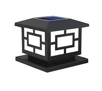 SaryEdge Applique Murale extérieure en Acier Inoxydable, Lampe Pilier Solaire LED étanche, Lanterne de Porche ou de Rue, Lampe de Table pour Jardin ou Villa, La, 25C, 25 cm,25CM