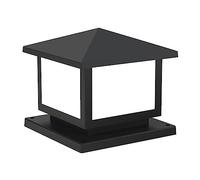 SaryEdge Applique Murale extérieure étanche IP65, lampadaire Vintage pour allée ou Jardin, Lampe de Style Villa, en Aluminium et Acrylique, pour Poteau, clôture, Jardin ou RU,One Color-25CM