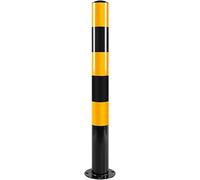 SaryEdge Borne de stationnement, Garde-Corps, Poteau de sécurité en Acier BER, Poteau de signalisation métallique, borne de sécurité BER pour Parking privé, voirie, 2 pi，2pcs-76 * 750 * 1.5mm