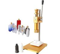 SaryEdge Capsuleuse Manuelle réglable pour Bouchons à collerette métallique - Outil de sertissage sécurisé pour flacons de Parfum et vaporisateurs - Hauteur réglable pour Une étan,20mm