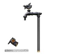 SaryEdge Colonne d'arrosage Verticale extérieure avec Robinet en Laiton - 100 cm / 39 po - Conception antigel pour l'irrigation, l'arrosage et Le Lavage du Jardin - De,Black-40cm/16in
