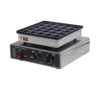 SaryEdge Crêpière Miniature 25/50 Trous, Acier Inoxydable, 1700 W, modèle Professionnel à Mini-crêpes hollandaises, Grill à poffertjes hollandais Professionnel, Taille : 25 Trous,25holes