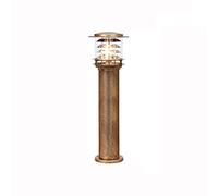 SaryEdge Lampadaire cylindrique Rustique rétro américain, étanche et antirouille, en Aluminium moulé sous Pression épais, Hauteur sous Plafond de 80 cm (31,5 po).,31.5in