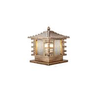 SaryEdge Lampadaire d'extérieur, Applique Murale E27, étanche, pour Cour, Porte ou Villa, Style Rustique européen, Verre dépoli créatif, Aluminium et Bronze, Longueur : 25 cm,Bronze_Length:25cm