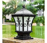 SaryEdge Lampadaire Mural carré d'extérieur, Lampe de Jardin, Lampe paysagère, lampadaire de Porche, lampadaire de Rue, Lampe de Parc, éclairage décoratif, Noir - 85 x 48 x 3,Black-85 * 48 * 39CM