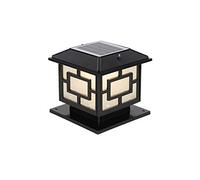 SaryEdge Lampe Solaire extérieure sur Colonne, étanche, pour Poteau de Porte ou Applique Murale de Cour, Ultra-Lumineuse, à LED, pour Porche ou Poteau, Bronze.,Bronze