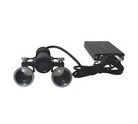 SaryEdge Loupe binoculaire avec lumière, loupe chirurgicale Dentaire binoculaire 2,5X / 3,5X 420 mm en Verre Optique, loupe binoculaire à Clip,