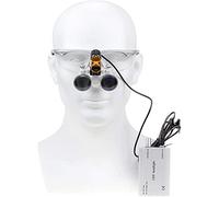 SaryEdge Loupes dentaires, loupes chirurgicales binoculaires 2,5X 3,5X, loupes Portables avec Lampe Frontale LED, loupe Professionnelle.,
