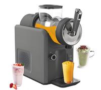 SaryEdge Machine à Boissons glacées Professionnelle, 1,8 L, granités, réglage de la dureté et Nettoyage Automatique pour Milkshakes et Smoothies, Noir.,Black