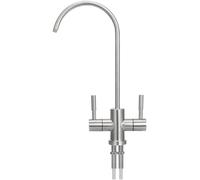 SaryEdge Robinet de Cuisine pivotant à 360° en Finition brossée avec Filtre à Eau Potable, Compatible avec l'osmose Inverse, pour Une Alimentation en Eau Propre et fraîc，A-A