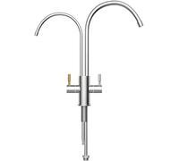 SaryEdge Robinet de Cuisine pivotant à 360° en Finition brossée avec Filtre à Eau Potable, Compatible avec l'osmose Inverse, pour Une Alimentation en Eau Propre et fraîc，J-A