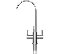 SaryEdge Robinet de Cuisine pivotant à 360° en Finition brossée avec Filtre à Eau Potable, Compatible avec l'osmose Inverse, pour Une Alimentation en Eau Propre et fraîc，P-A